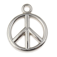 Ripats "Peace logo" 15x19x3 mm